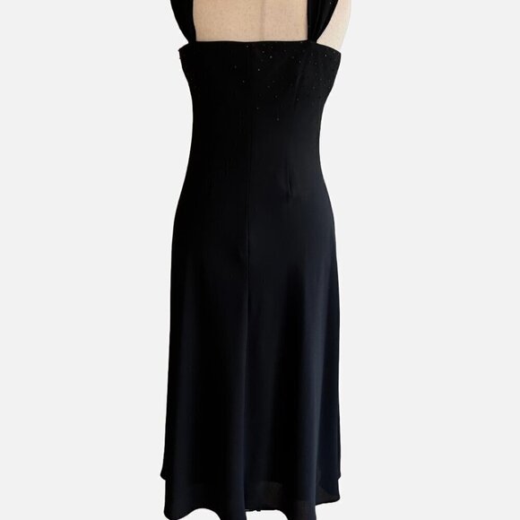 Jones Wear Dress Prom Formal Size 10/M Black Sequins - Picture 5 of 7